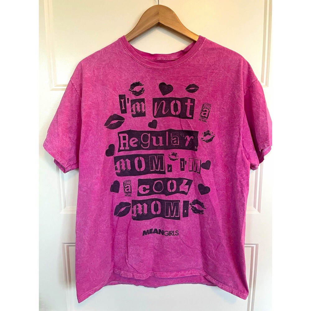 Mean Girls Pink Crew Neck Short Sleeve Graphic Tee “Cool Mom” Women’s 1X